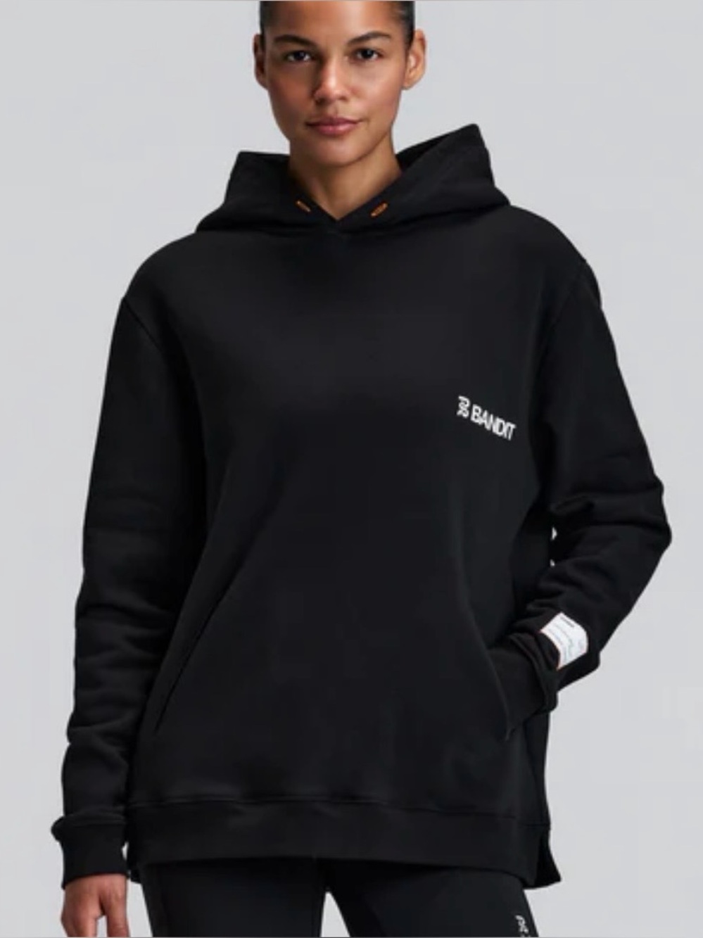 Bandit Running Black Unisex Pullover Hoodie